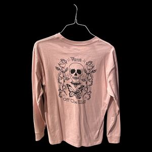 Vans Pink Long Sleeve Graphic Tee